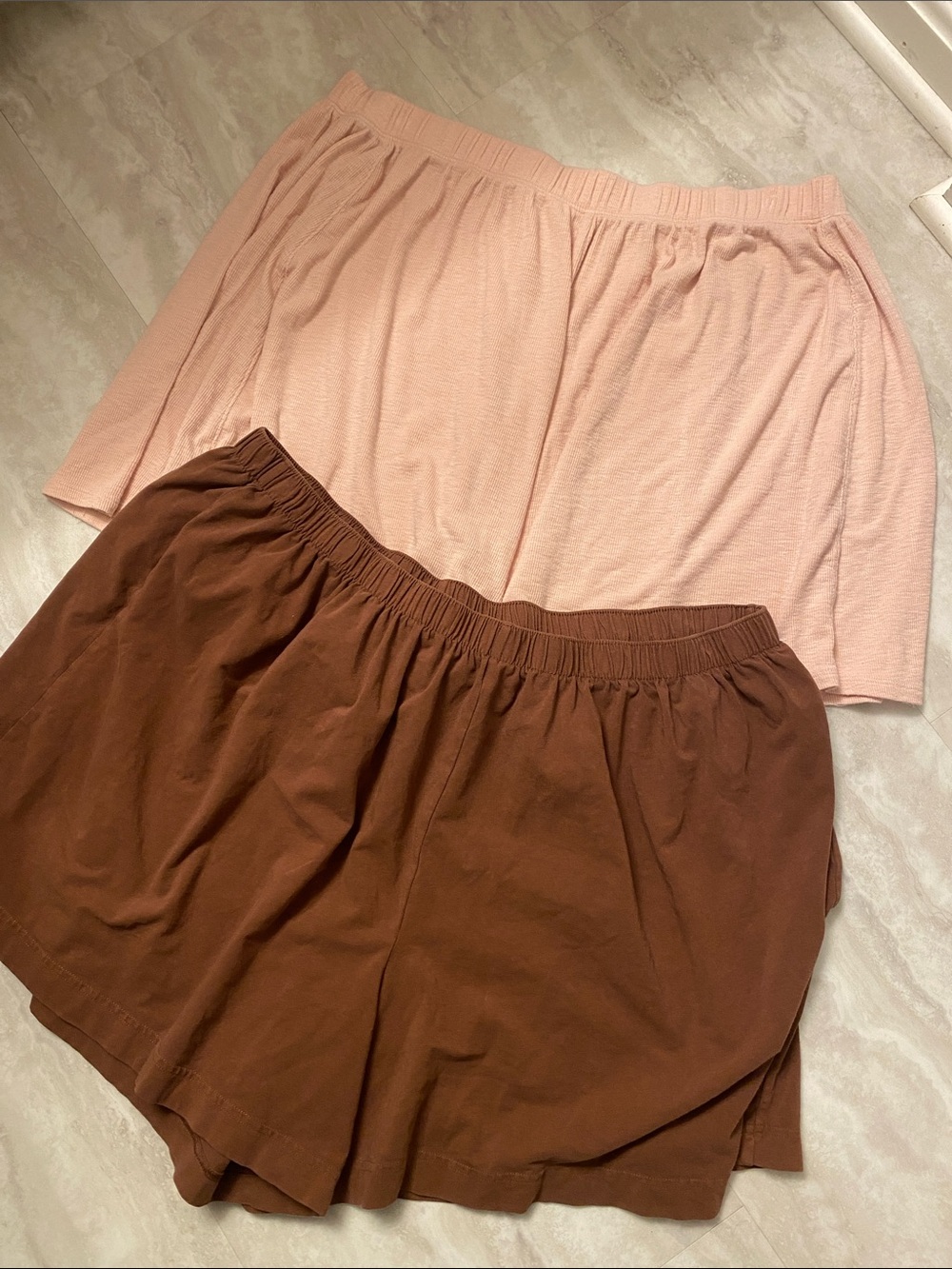 (2) aerie comfy shorts XXL & XL